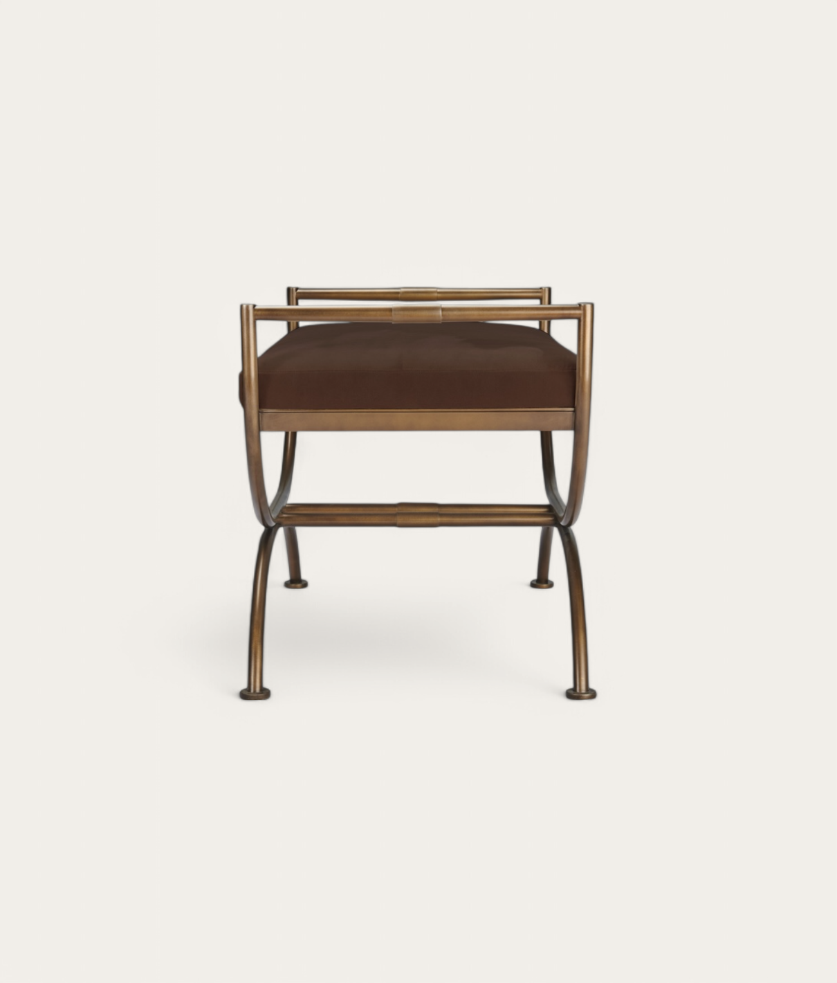 Ainsley Stool - Antique Brass - Bronze