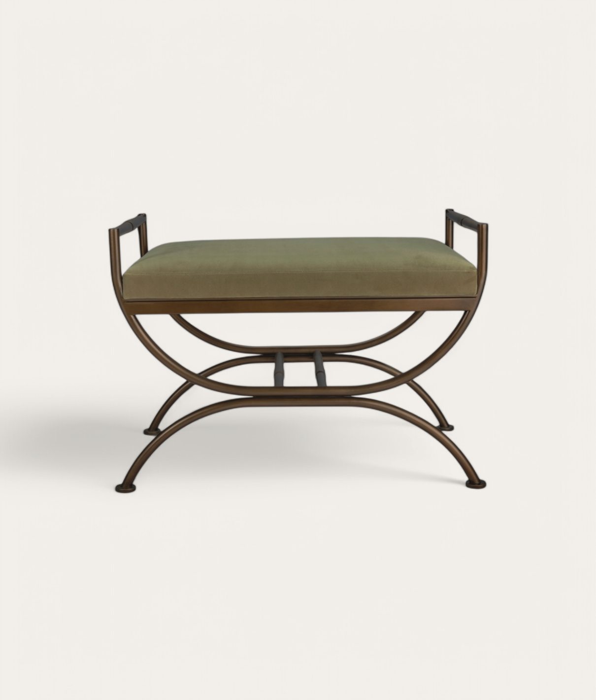 Ainsley Stool - Bronze - Military