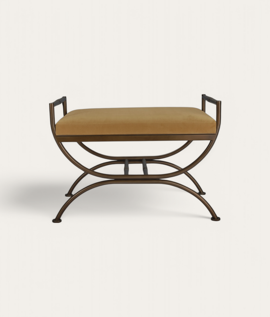 Ainsley Stool - Bronze - Umber