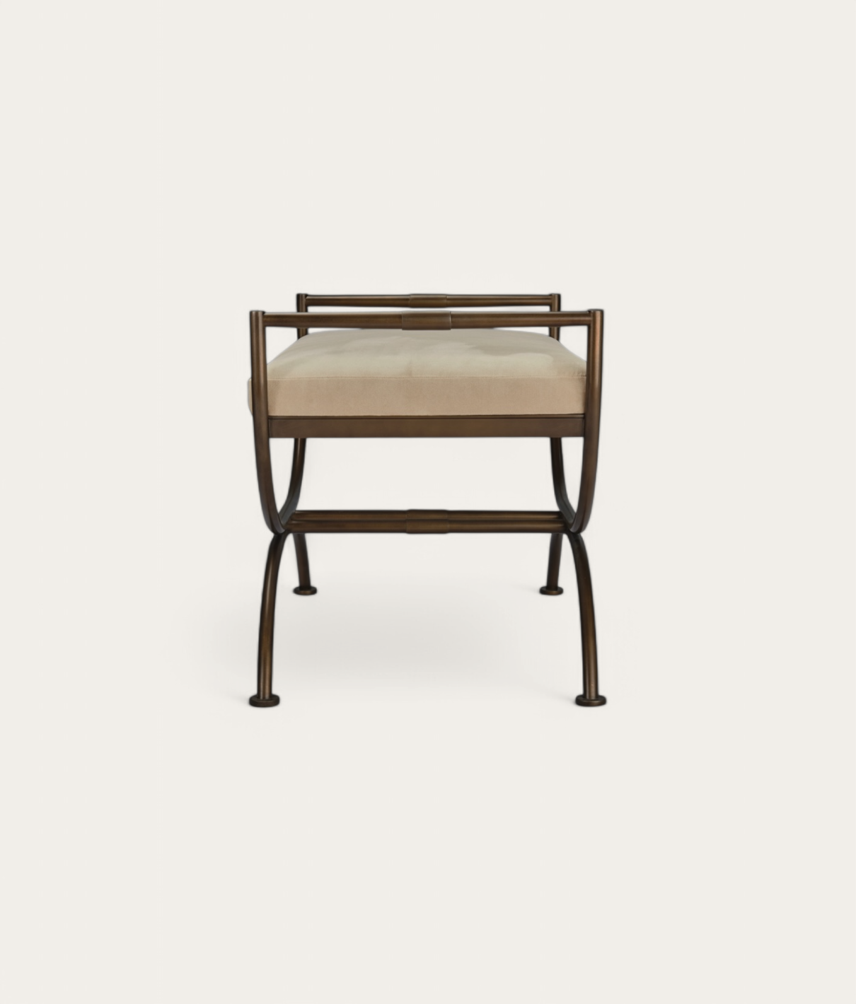 Ainsley Stool - Bronze - Oak