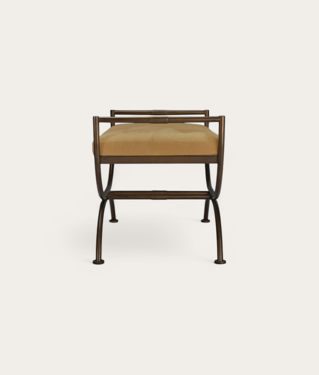 Ainsley Stool - Bronze - Umber