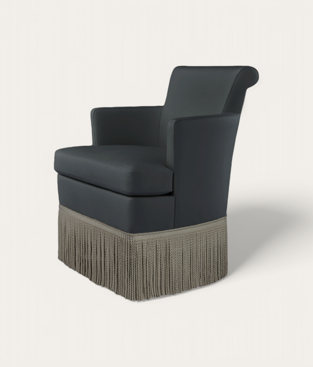 Apsley Dressing Table Chair - Slate