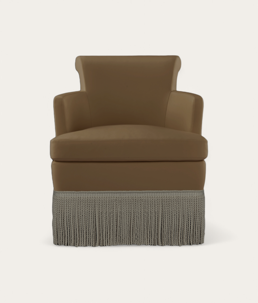 Apsley Dressing Table Chair - Camel