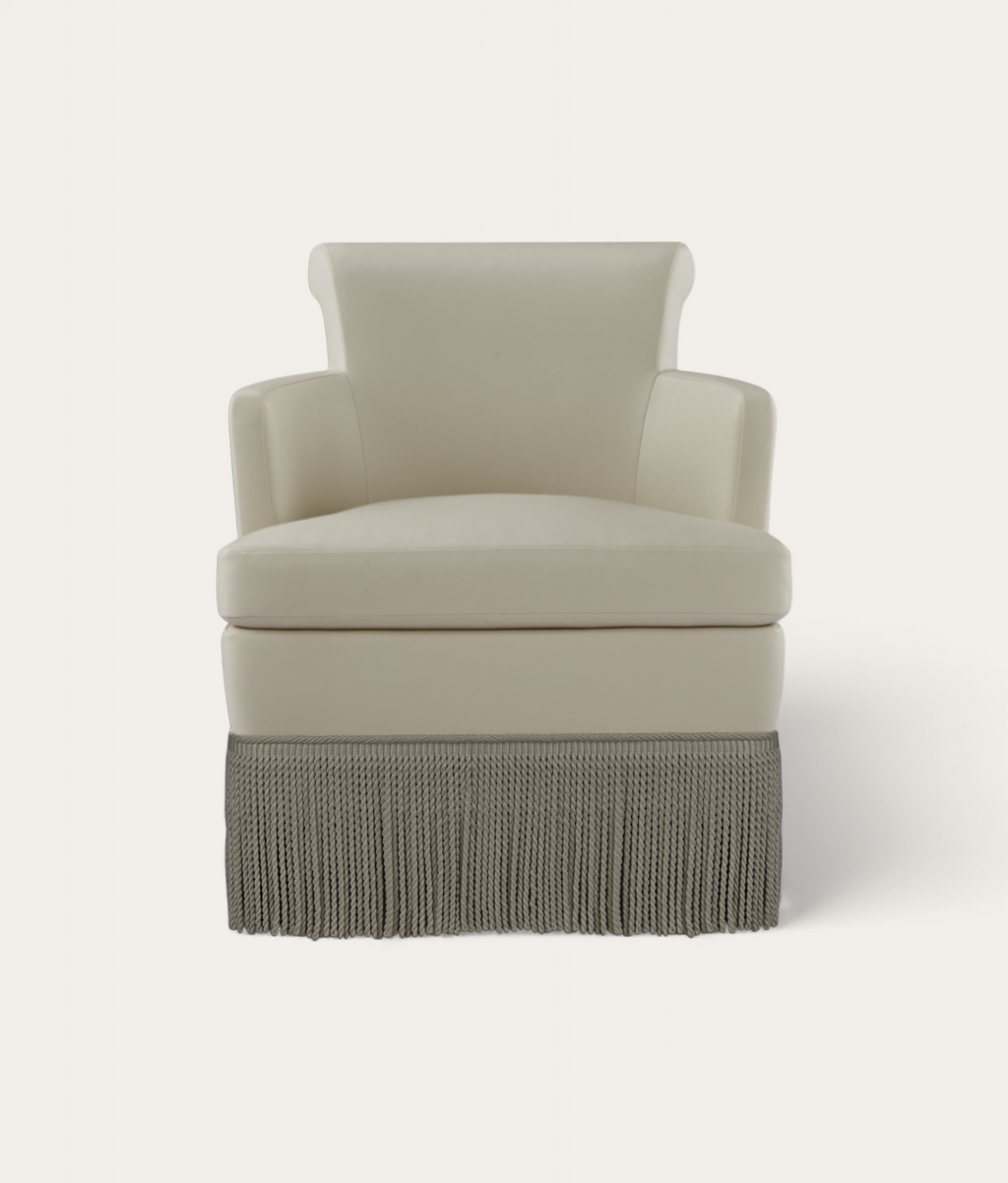 Apsley Dressing Table Chair - Ivory