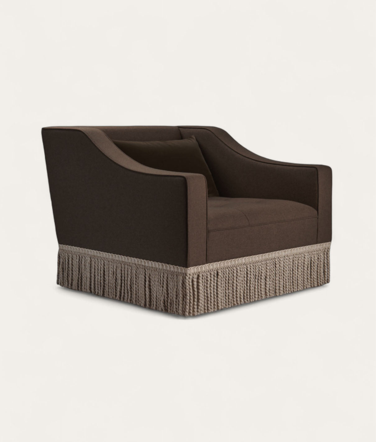 Brunel Armchair - Fringe - Bronze