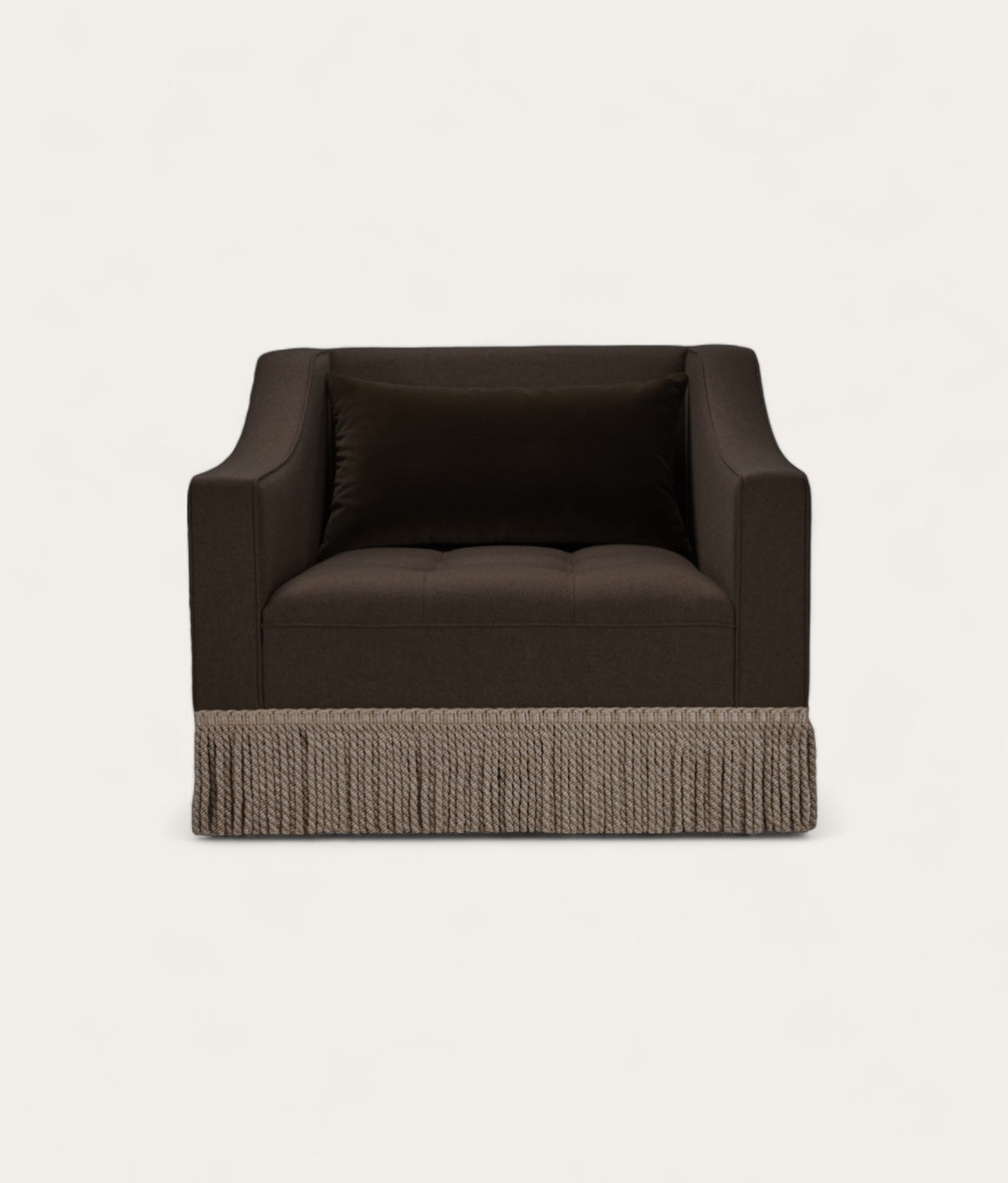 Brunel Armchair - Fringe - Bronze