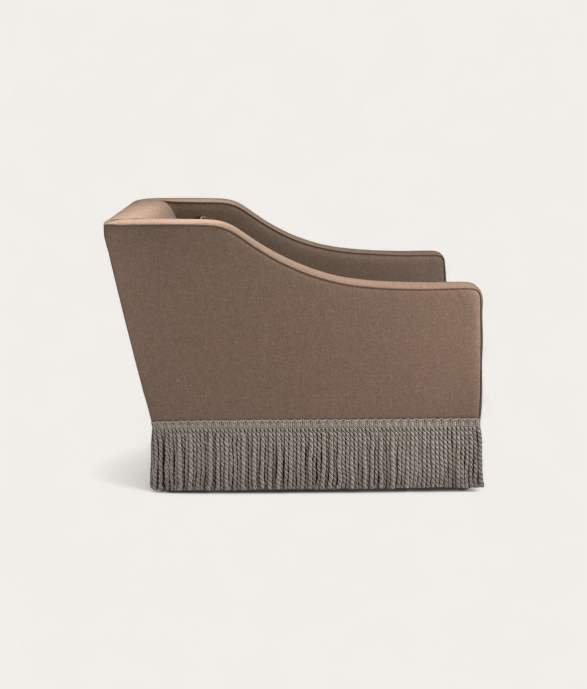 Brunel Armchair - Fringe - Clay