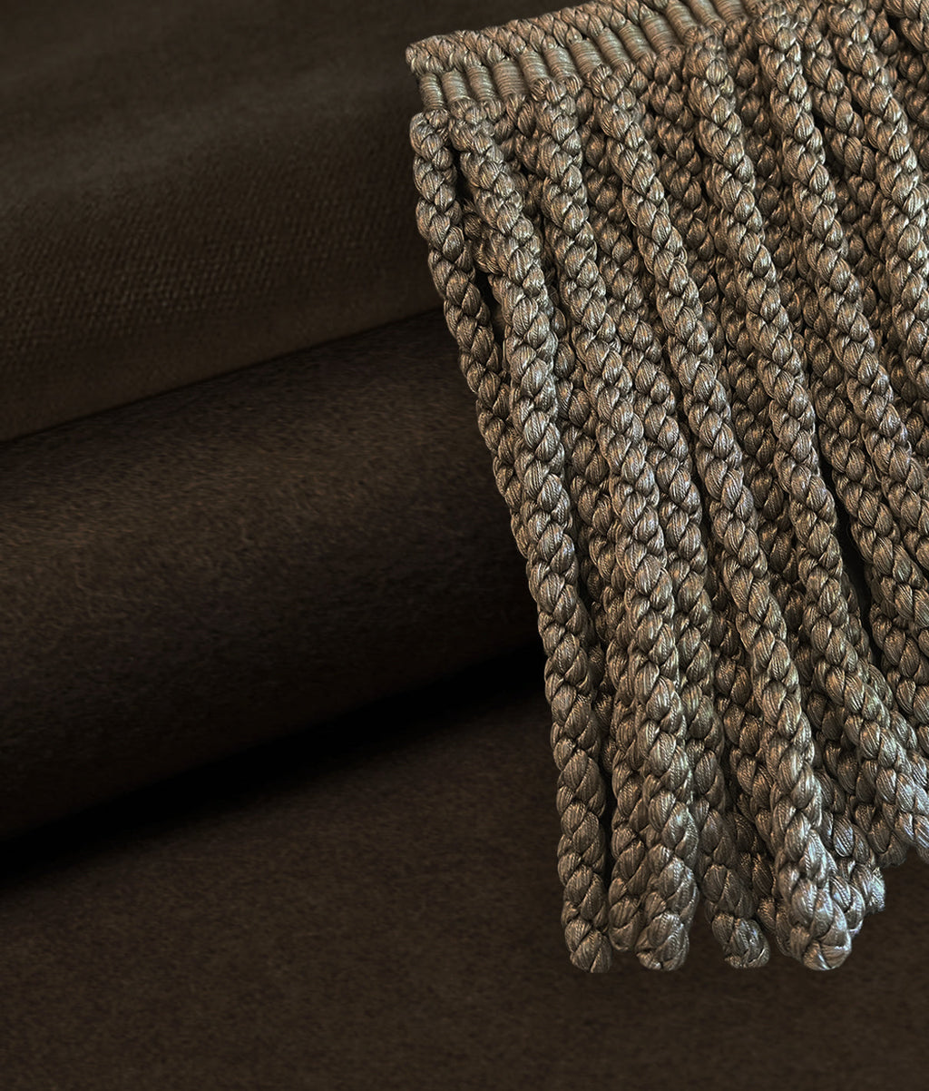 Brunel Armchair - Fringe - Bronze