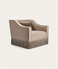 Brunel Armchair - Fringe - Stone