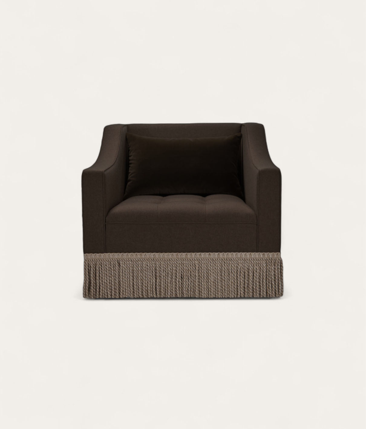 Brunel Armchair - Fringe - Bronze