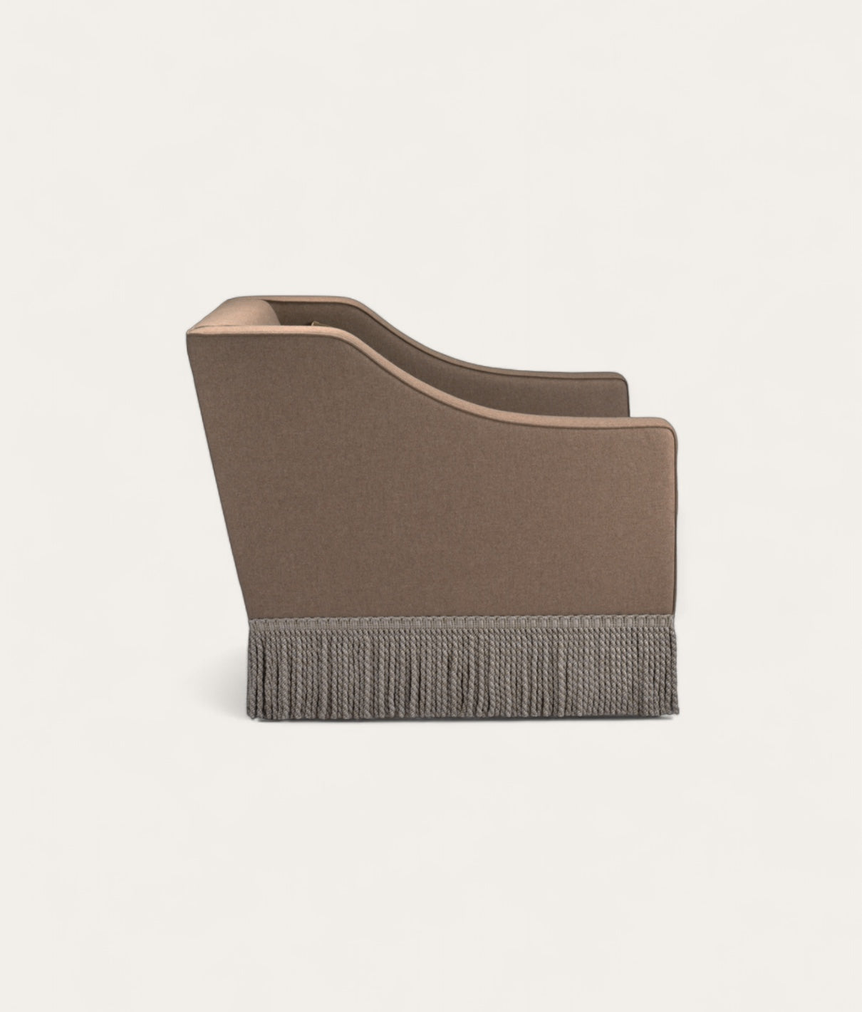 Brunel Armchair - Fringe - Clay