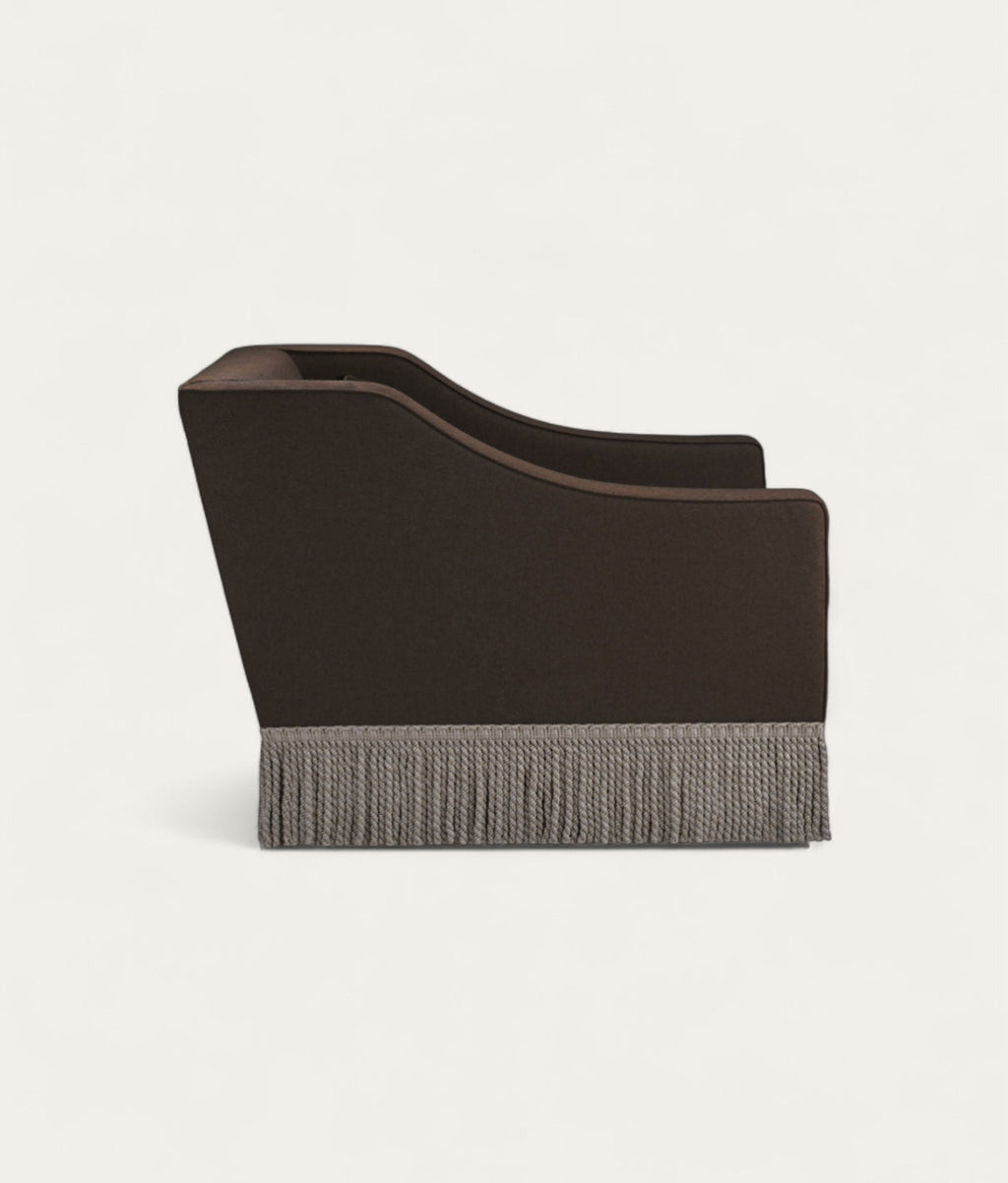 Brunel Armchair - Fringe - Bronze
