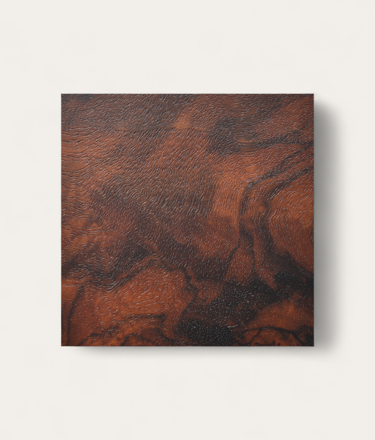 Burns Side Table - Burl Walnut Sample