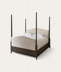 Claridge Four Poster Bed - Dark Oak - Natural