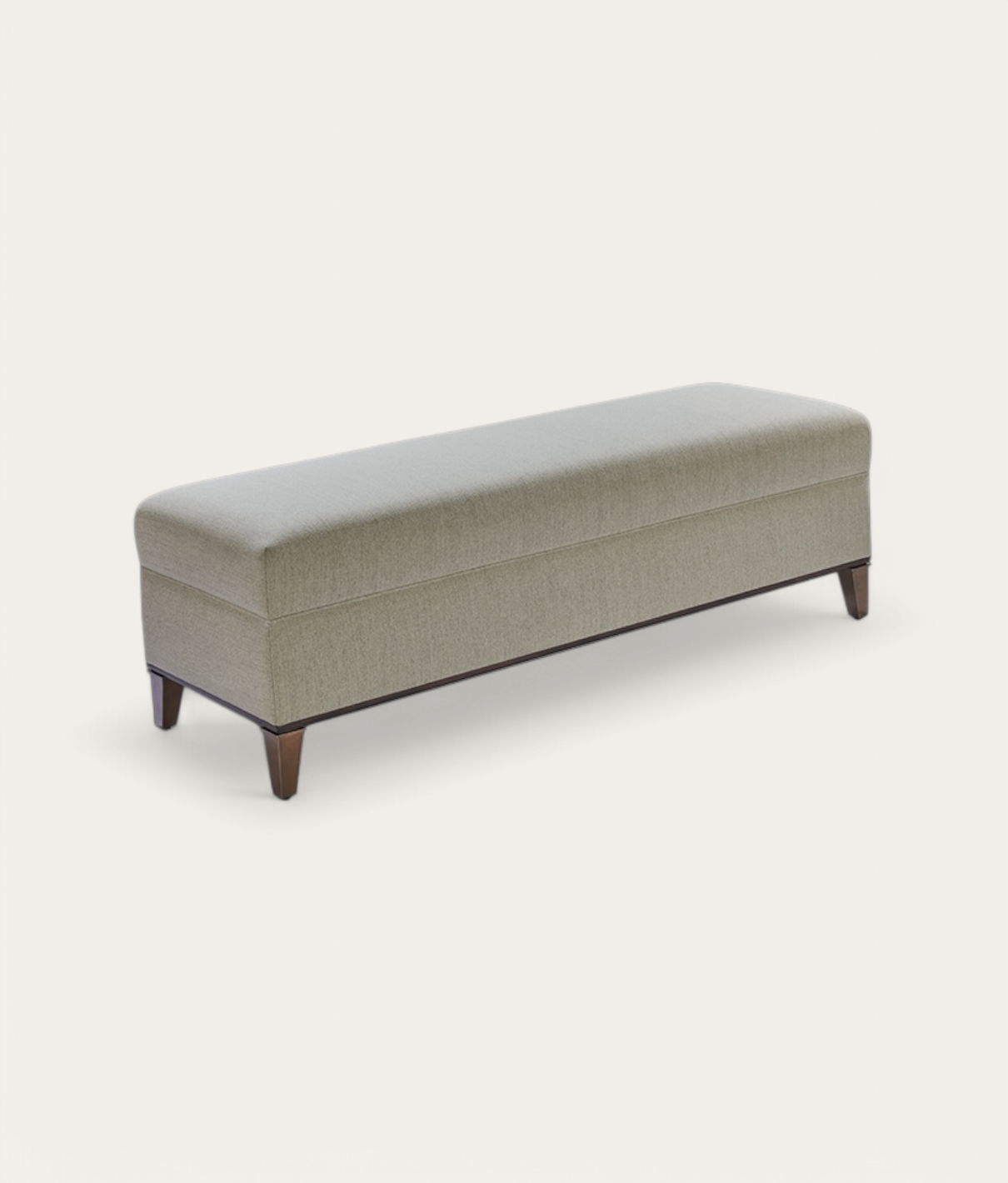 Durham Ottoman - Linen