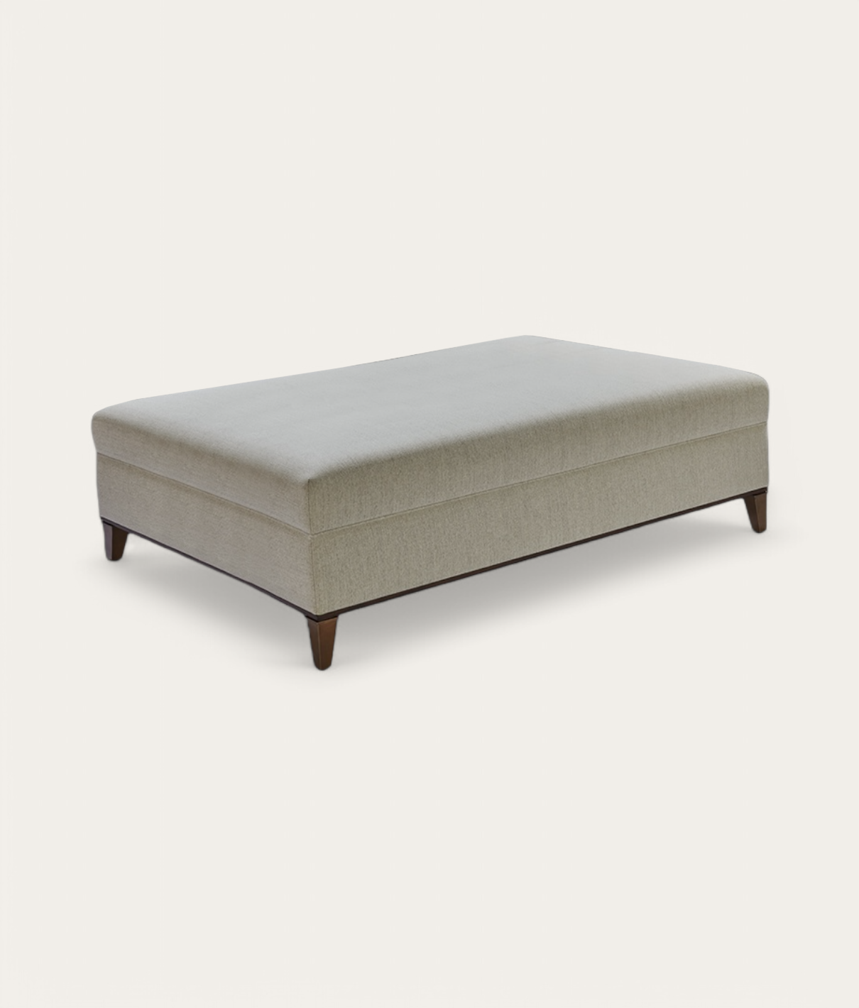 Durham Ottoman - Linen