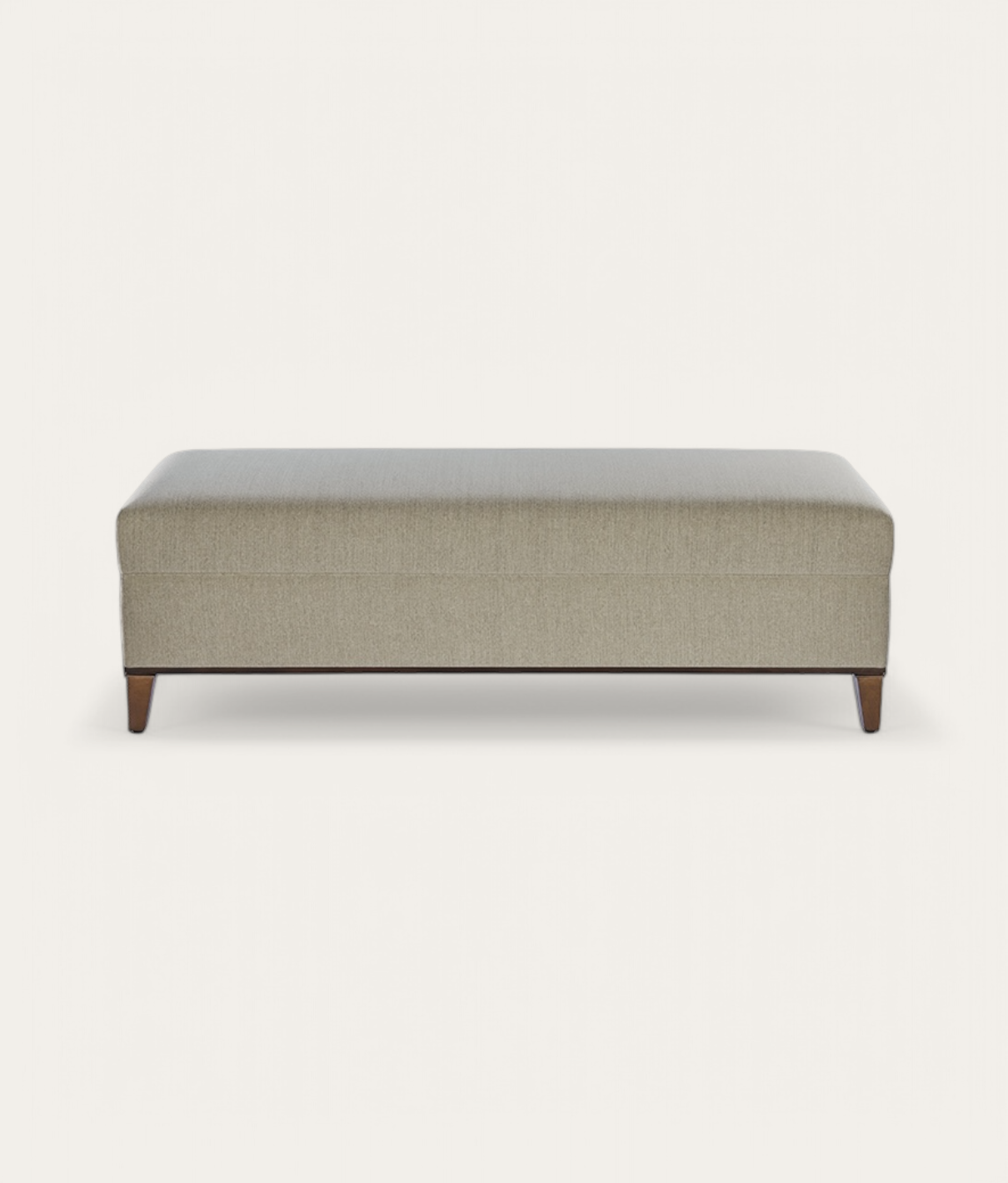 Durham Ottoman - Linen