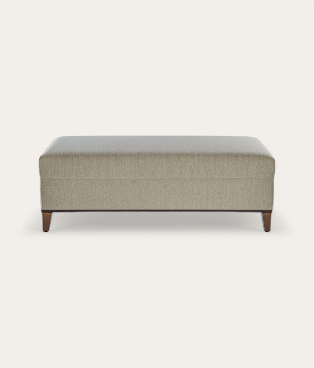 Durham Ottoman - Linen