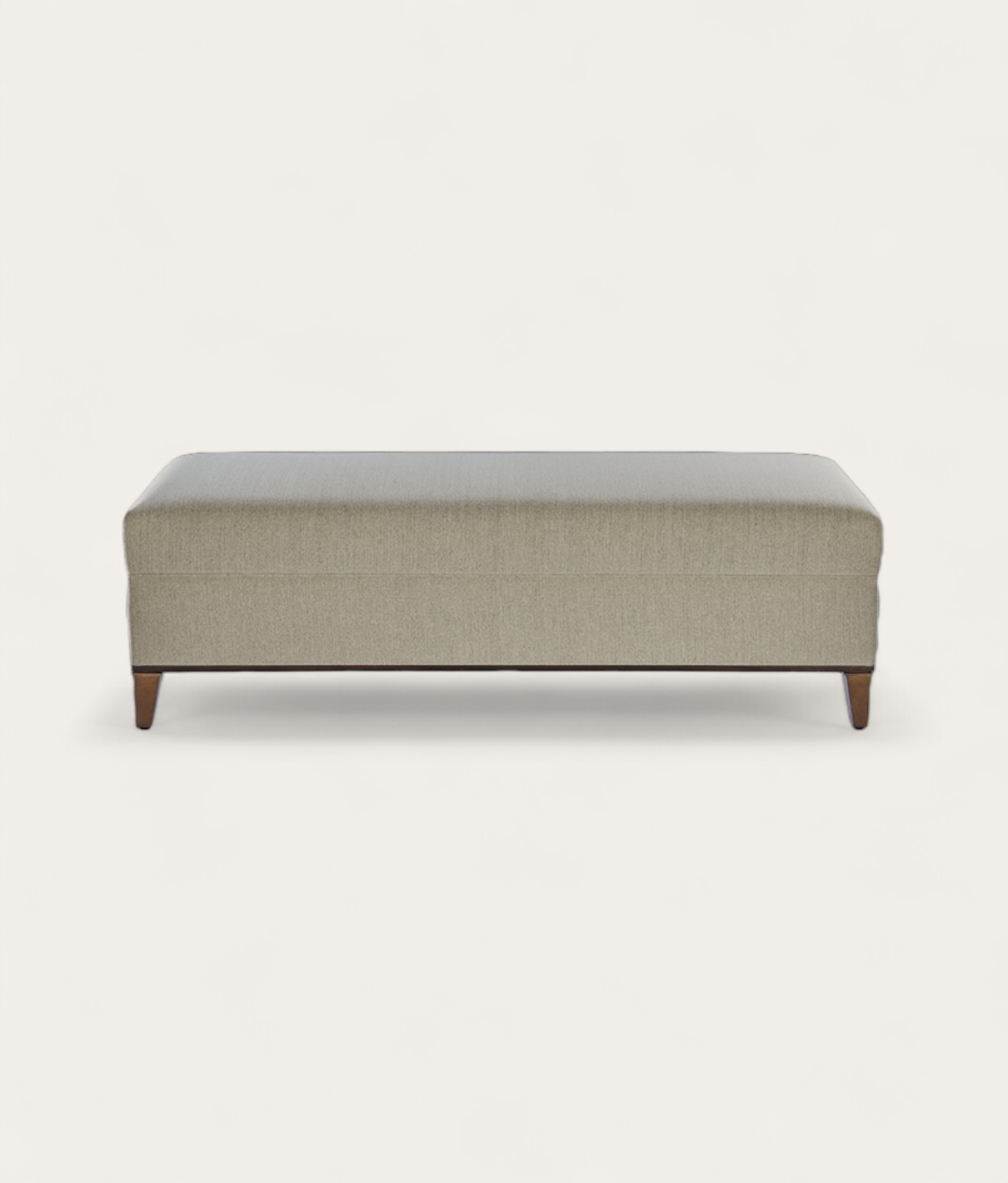 Durham Ottoman - Linen