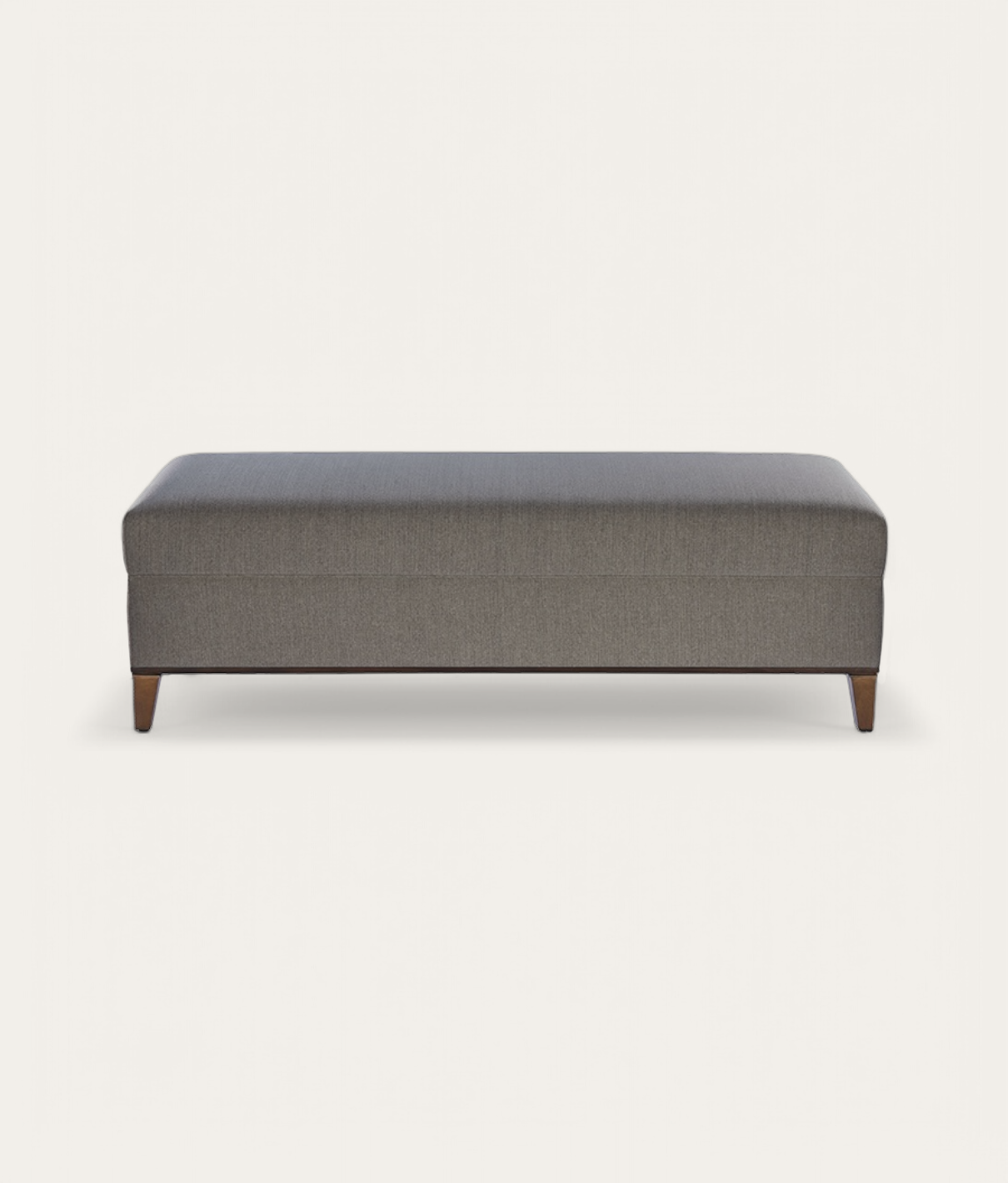 Durham Ottoman - Slate