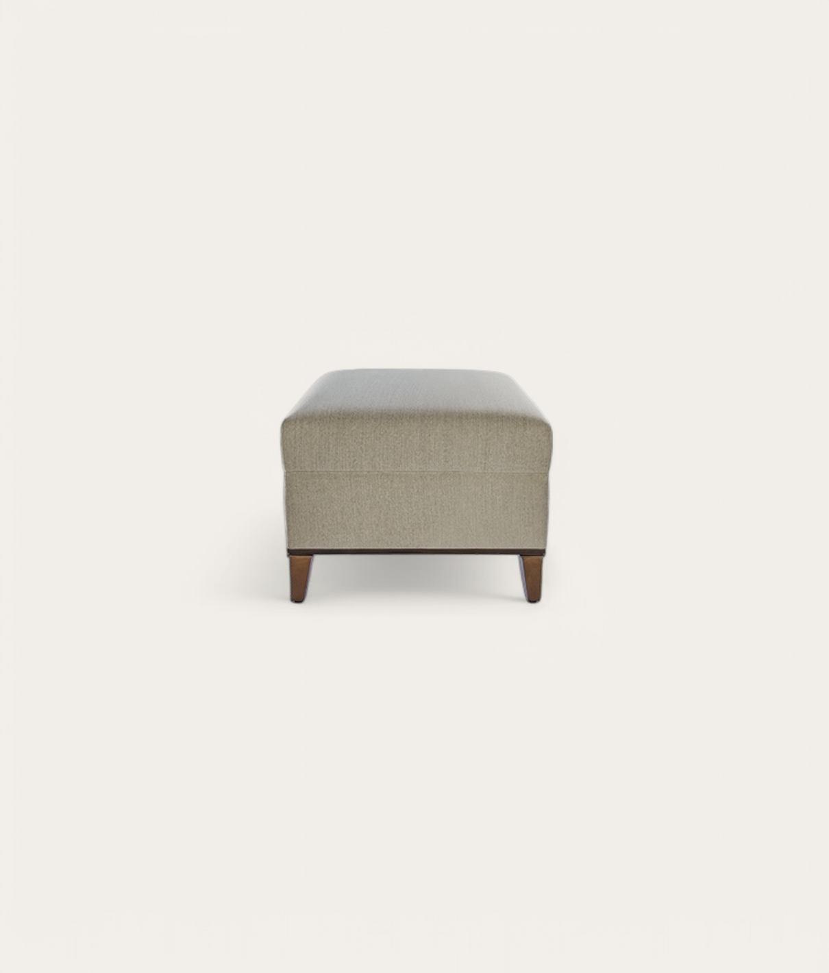 Durham Ottoman - Linen