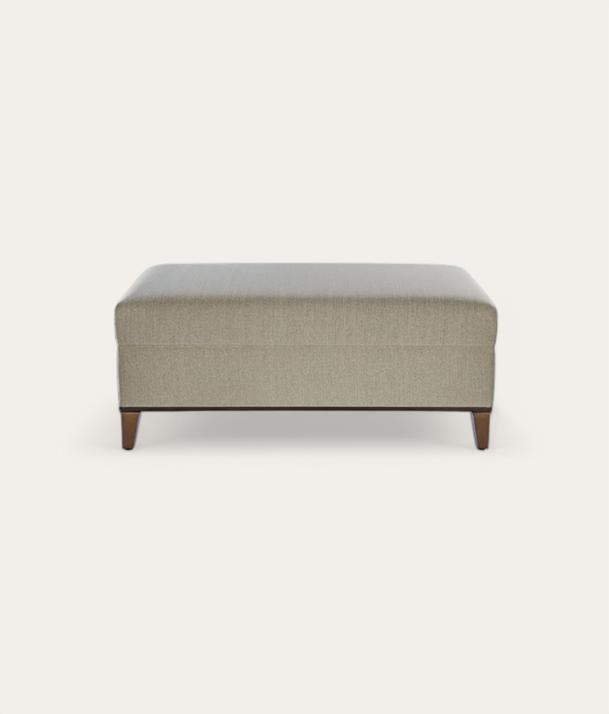 Durham Ottoman - Linen
