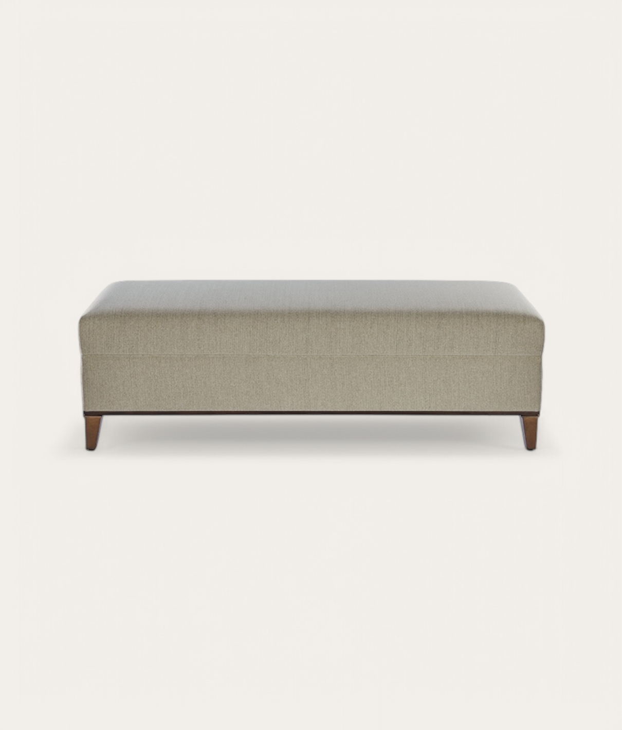 Durham Ottoman - Linen