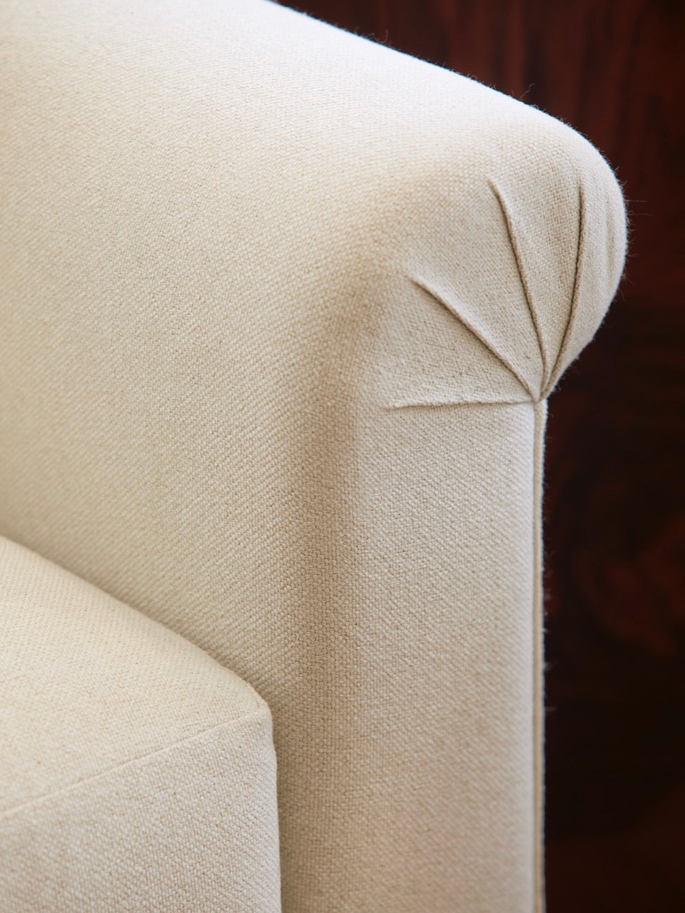 Lupton Sofa - Fringe - Linen