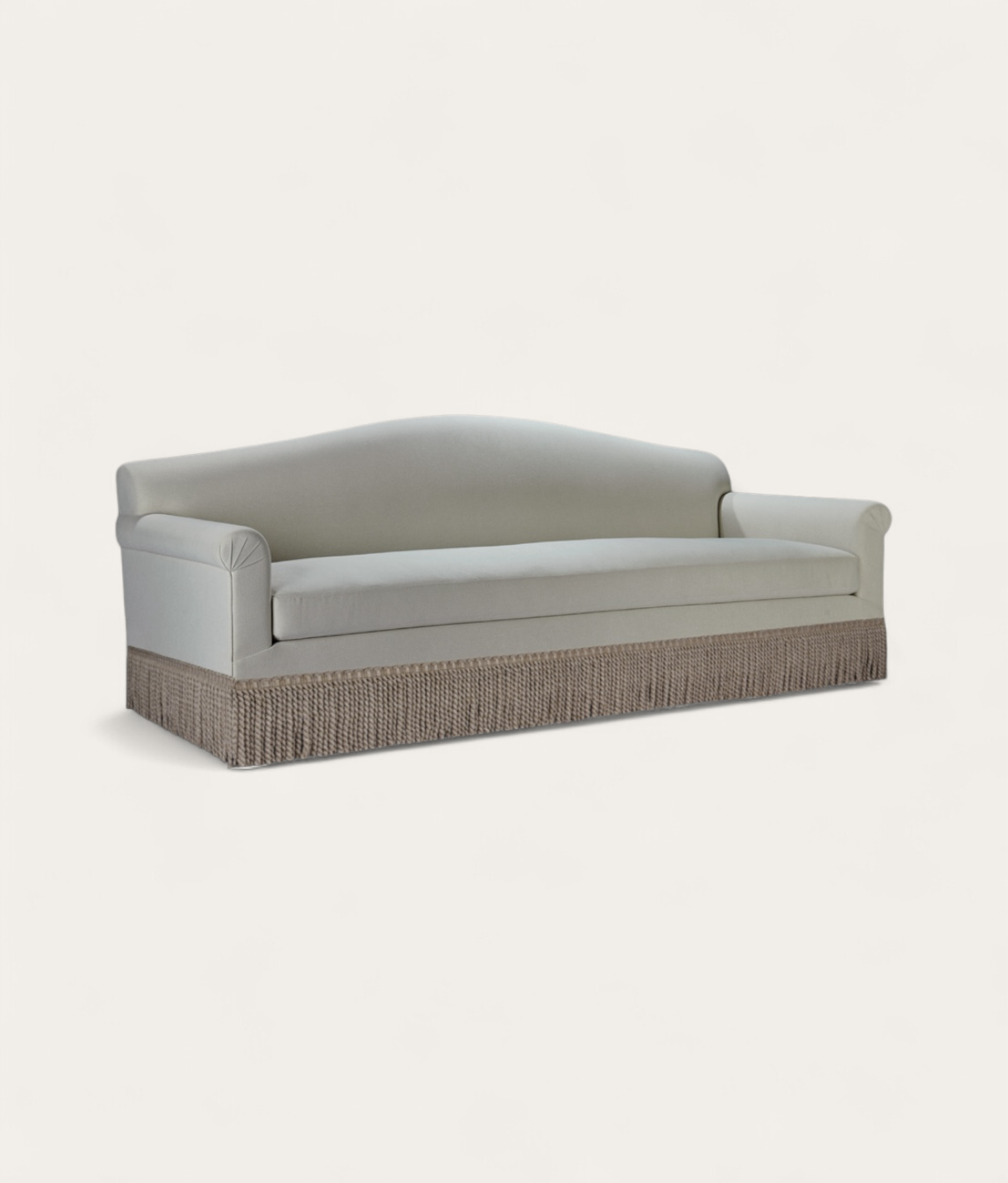 Lupton Sofa - Fringe - Linen