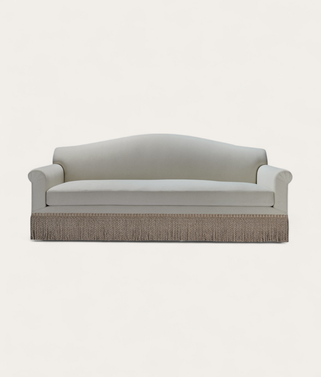 Lupton Sofa - Fringe - Linen