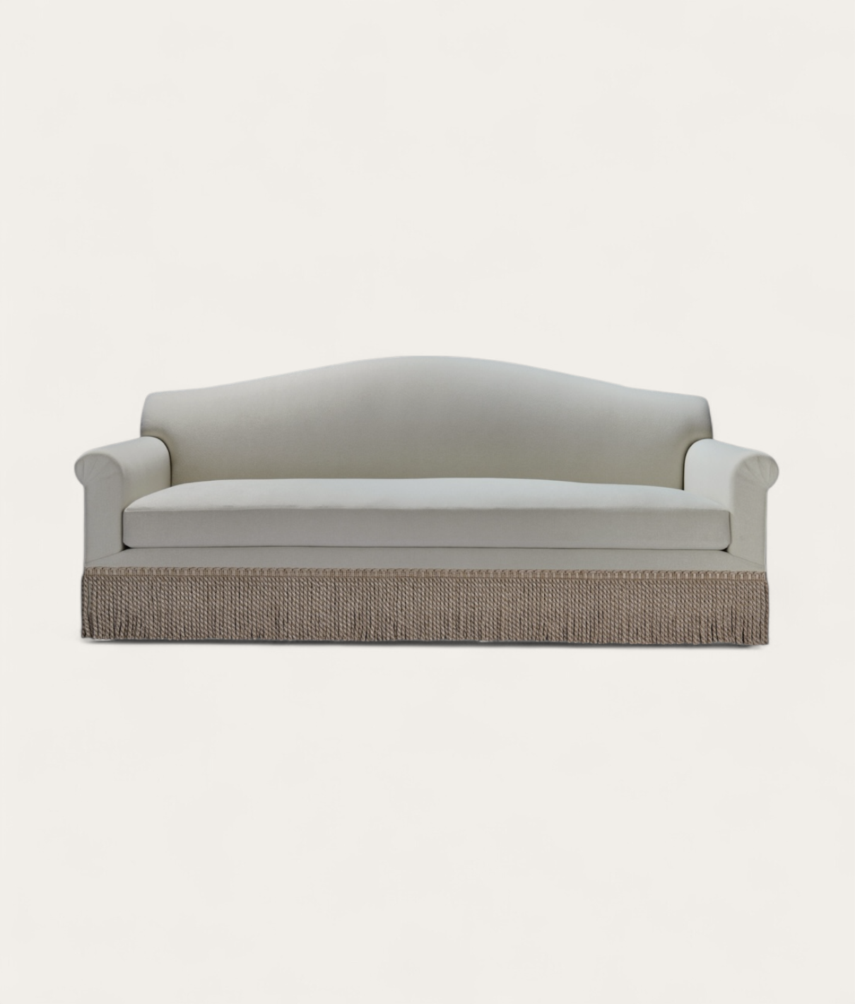 Lupton Sofa - Fringe - Linen