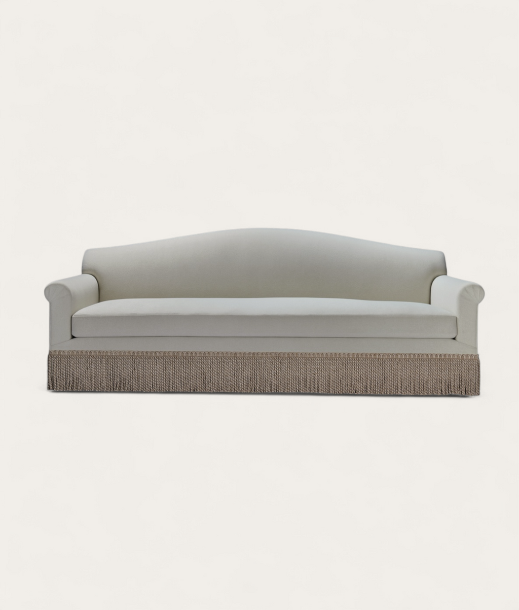 Lupton Sofa - Fringe - Linen