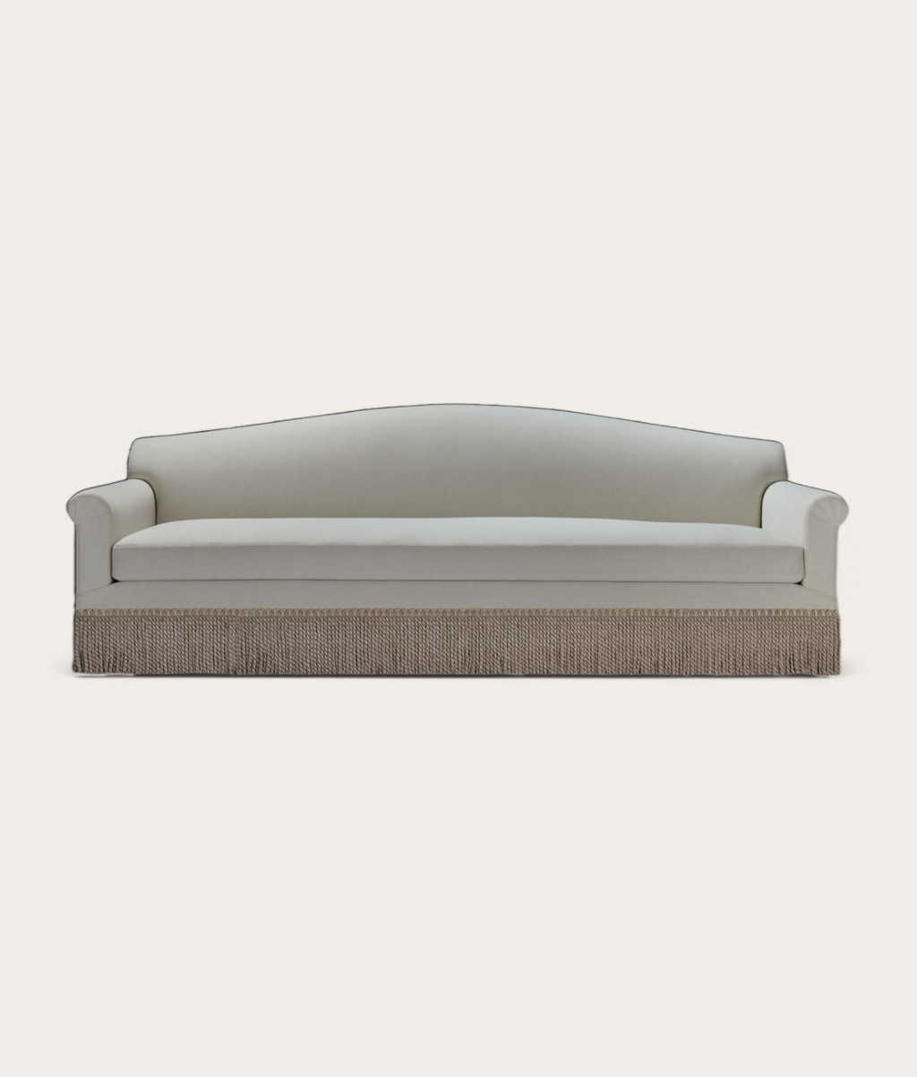Lupton Sofa - Fringe - Linen
