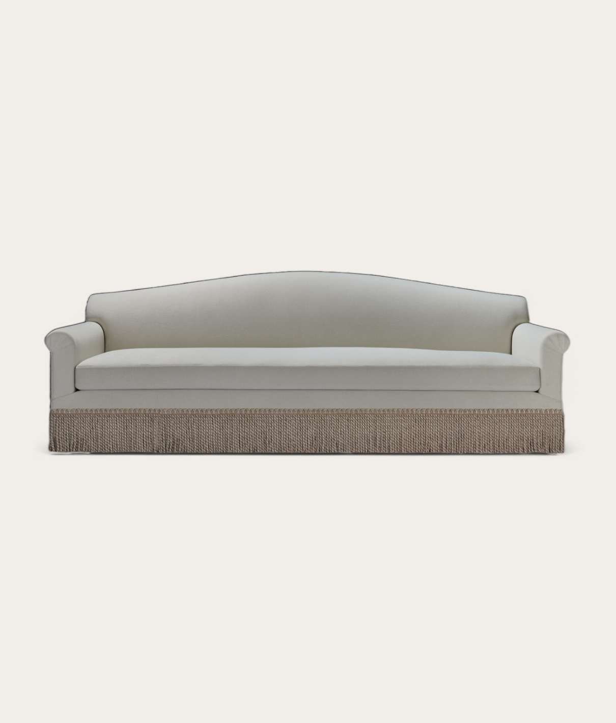 Lupton Sofa - Fringe - Linen