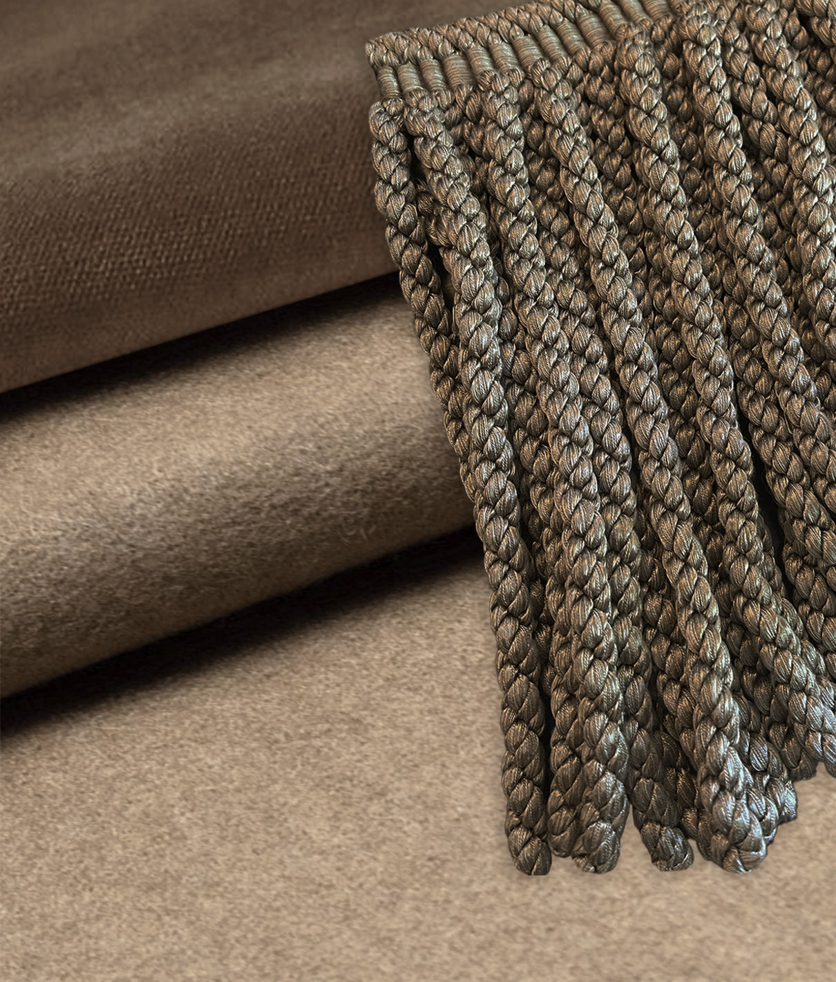 Brunel Armchair - Fringe - Stone